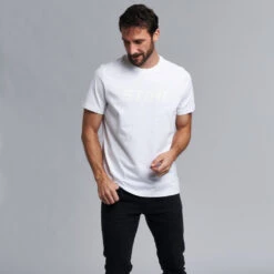 STIHL Men's White Logo T-Shirt -Garden Tools Shop 0421 300 1456 stihl size large white logo t shirt 3