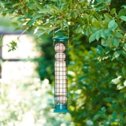 Walter Harrisons Green Die Cast Fat Ball & Suet Roll Feeder -Garden Tools Shop 263648 2
