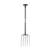 Carters 5 Prong Poly T-Grip Manure Fork -Garden Tools Shop 5PMFTS