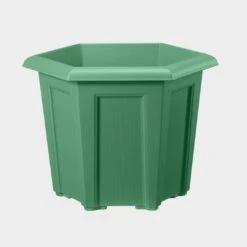 Stewart Regency Hexagonal Planter Green 40 X 40 X 33cm