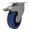 100mm Swivel Castor With Brake - Rubber Tyre Wheel - Roller Bearing - 160kg -Garden Tools Shop MSVRNSWB 500x500 1