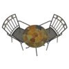 Europa Leisure Ondara Bistro Table & 2 Malaga Chairs -Garden Tools Shop ONDARA 60cm Bistro Table with 2 MALAGA Chair Set WG2
