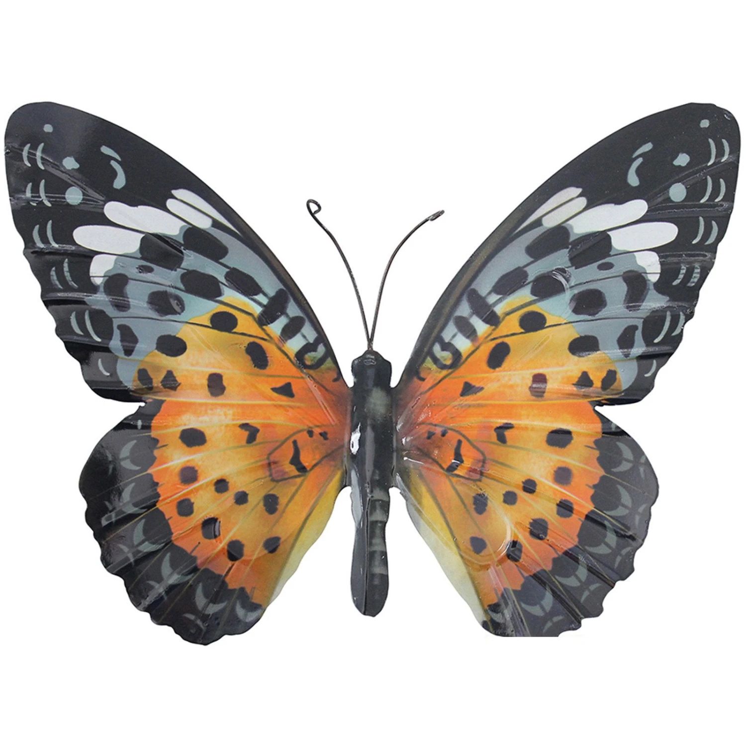 Primus Large Metal Butterfly Orange & Black 3 Primus Large Metal Butterfly Orange & Black