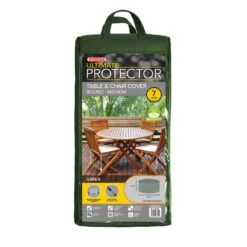 Bosmere Ultimate Protector Circular Patio Set Cover 4-6 Seat H90cm Green