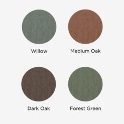 Ronseal Fence Life Plus Wood Treatment -Garden Tools Shop colour swatches fencelife plus