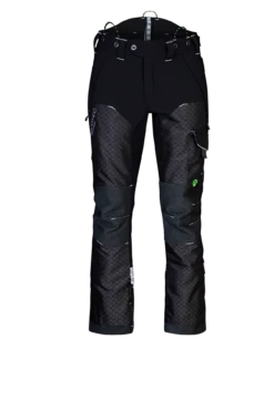 Arbortec Deep Forest Chainsaw Trousers Design A/Class 1 -Garden Tools Shop designcfrontblack 1296x a2b14c24 cd29 461f 84df 01edf80d6f15