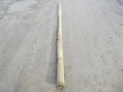 Tanalised Half Round Wooden Fence Rail 3.6m X 100mm