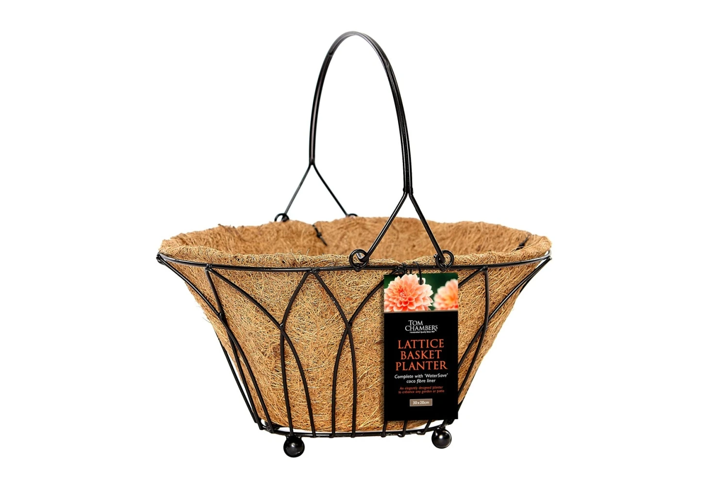 Tom Chambers Lattice Basket Planter & Water Save Liner 3 Tom Chambers Lattice Basket Planter & Water Save Liner