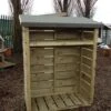 Wooden Log Store - Flat Packed -Garden Tools Shop log