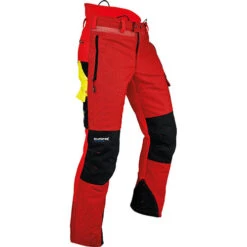 Pfanner Ventilation Chainsaw Protection Pants Type C -Garden Tools Shop pfanner ventilation chainsaw protection trousers type c red pfr 102078 40