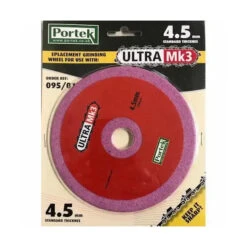 Portek Replacement 4.5mm Grinding Wheel For Chainsaw Sharpeners