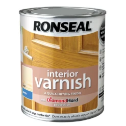 Ronseal Diamond Hard Interior Satin Wood Varnish 750ml 13 Ronseal Diamond Hard Interior Satin Wood Varnish 750ml -Garden Tools Shop ronseal diamond hard clear satin wood varnish 0 75l