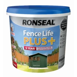 Ronseal Fence Life Plus Wood Treatment -Garden Tools Shop ronseal fence life plus forest greencopy