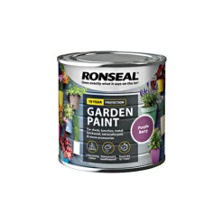 Ronseal Garden Paint -Garden Tools Shop ronseal garden paint purple berry 250ml