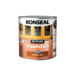 Ronseal 10-Year Satin Woodstain -Garden Tools Shop ronseal natural oak satin wood stain 750ml