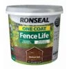 Ronseal One Coat Fence Life 5L -Garden Tools Shop ronseal one coat fence life medium oak