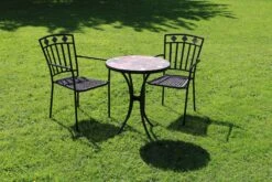 Europa Leisure Ondara Bistro Table & 2 Malaga Chairs 8 Europa Leisure Ondara Bistro Table & 2 Malaga Chairs -Garden Tools Shop table 2 seat b