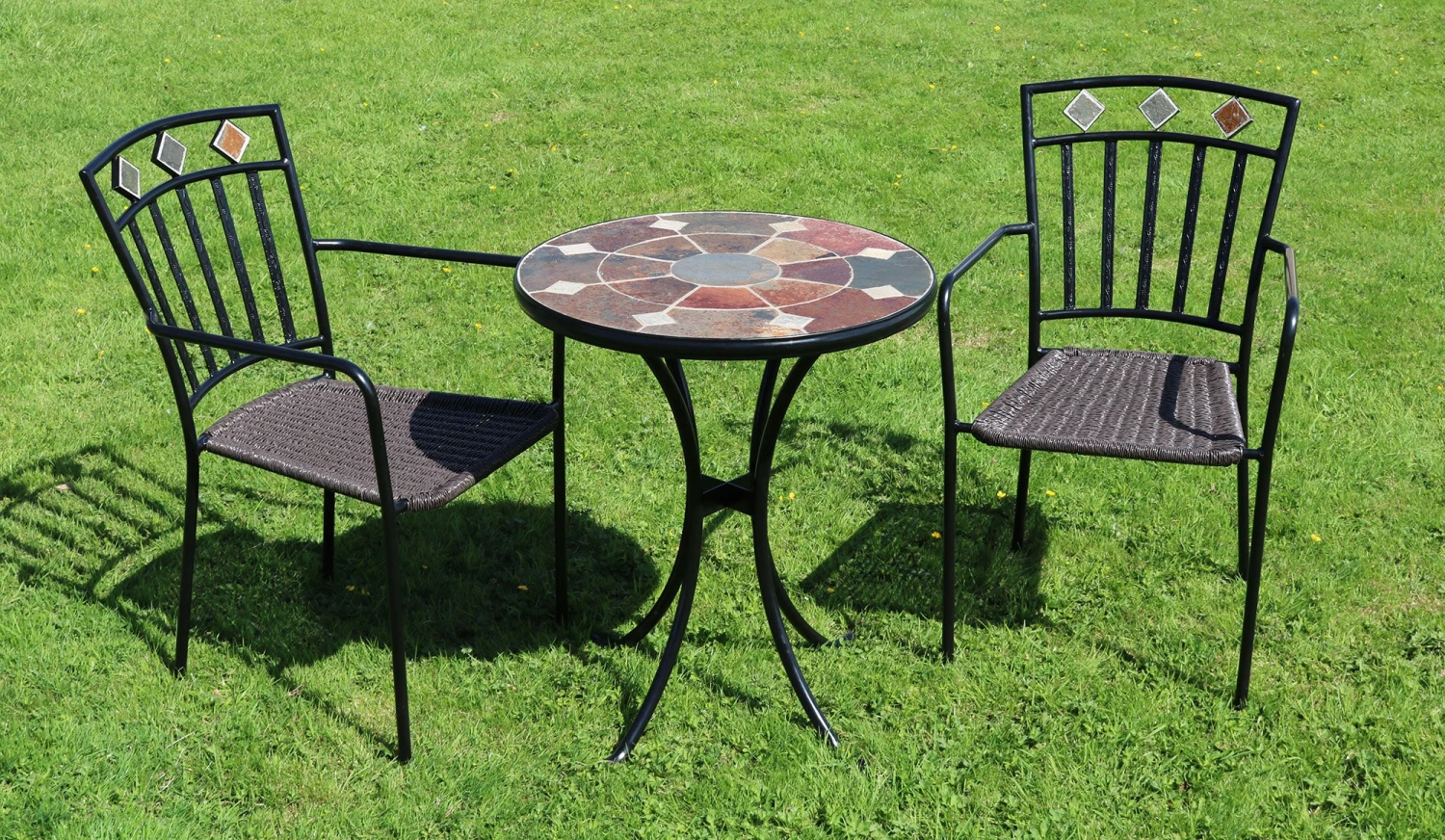 Europa Leisure Ondara Bistro Table & 2 Malaga Chairs 4 Europa Leisure Ondara Bistro Table & 2 Malaga Chairs - Image 2