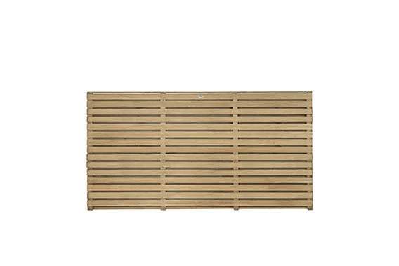 Forest Contemporary Double Slatted Fence Panel 0.9m 6 Forest Contemporary Double Slatted Fence Panel 0.9m - Image 4