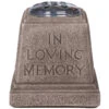 Willowstone Antique Grey In Loving Memory Memorial WL22AG -Garden Tools Shop wl022ag
