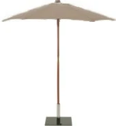 Glencrest Sturdi Wooden Parasol Taupe 2.0m